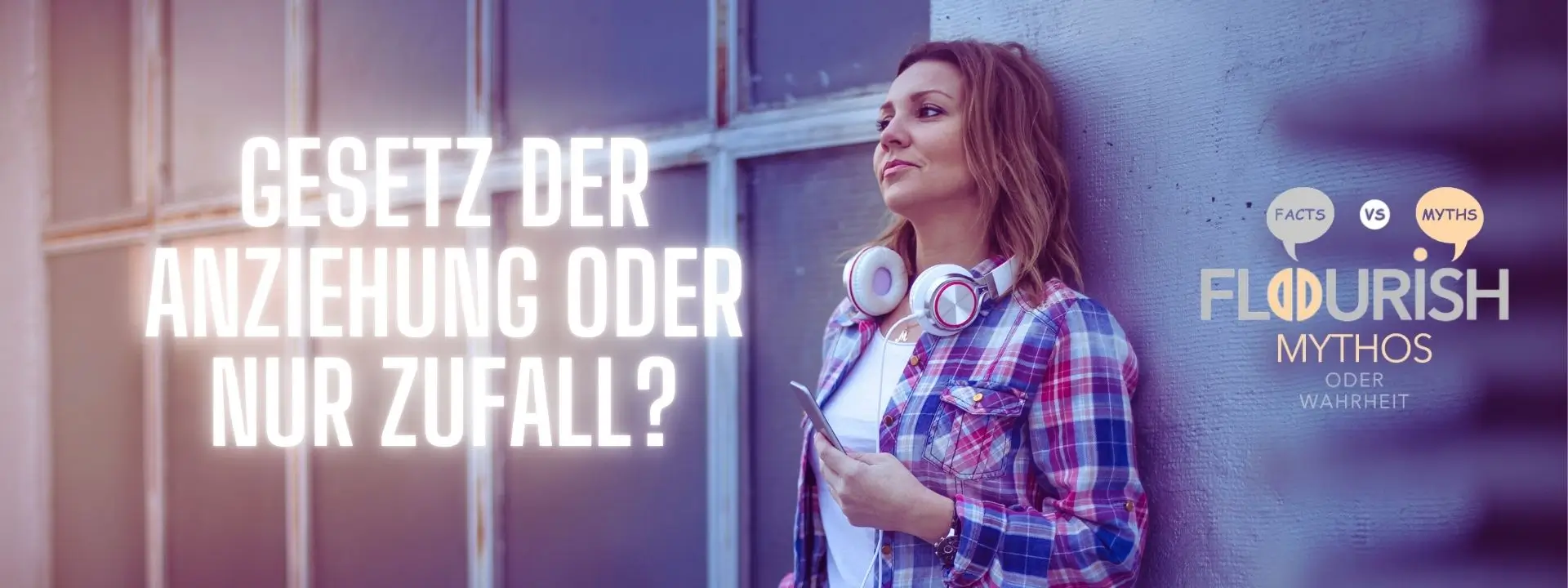 Banner mit dem Titel Gesetz der Anziehung