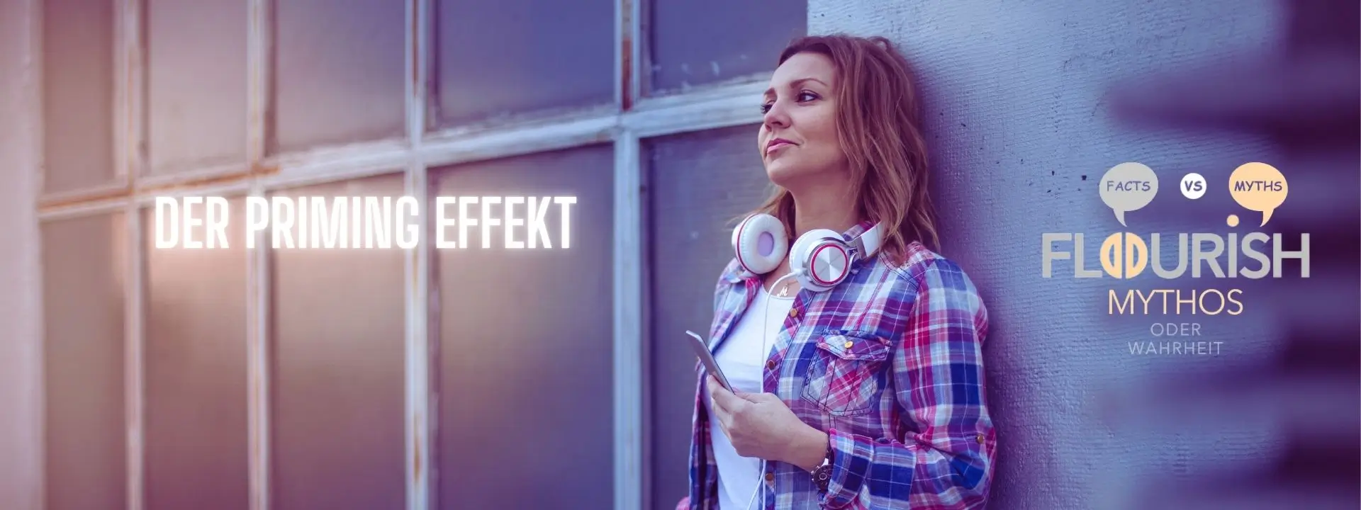 Banner mit dem Titel: Der Priming Effekt